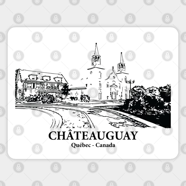 Châteauguay - Québec Magnet by Lakeric